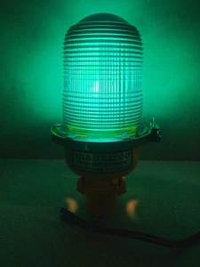 Luces de pista/aeropuerto Manarco vintage AZUL # 200-4: luz de pista/helipuerto - Imagen 1 de 11