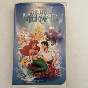 The Little Mermaid VHS Tape Disney Classic Black Diamond Version - Imagen 1 de 4
