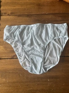 Vintage Stephanie Seymour Sheer Panties Underwear Plus Size 2X Cotton Crotch - Picture 1 of 7