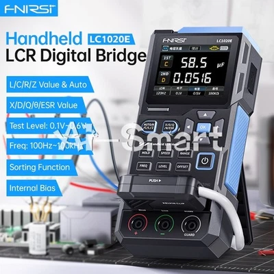 FNIRSI LC1020E Digital Bridge LCR Tester ESR Resistance Capacitance Inductance - Image 1 of 4