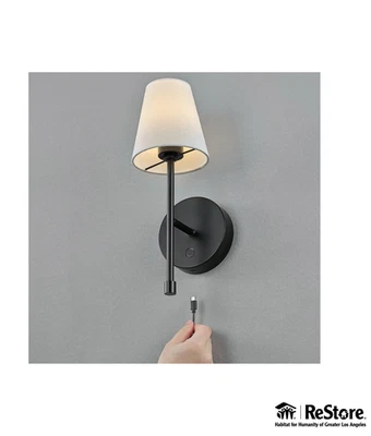 Globe Electric Wireless Rechargeable LED Integrated Wall Sconce 2-pack - Image 1 of 4