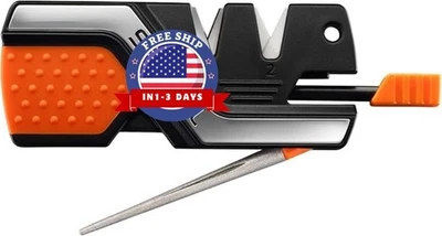 Afilador de Cuchillos de Bolsillo al aire libre Mini herramienta afilar Navaja - Image 1 of 4