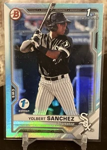 2021 Bowman 1st Edition Yolbert Sanchez 1st Sky Blue Foil #BFE-40 White Sox - Picture 1 of 1