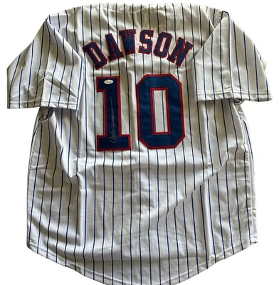 Andre Dawson signed autographed custom pro style Expos Jersey - Image 1 of 4