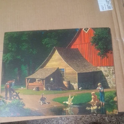 Paul Detlefsen MCM Vintage Days to Remember Memories impresión enmarcada a bordo 18x14 Foto 1 de 4