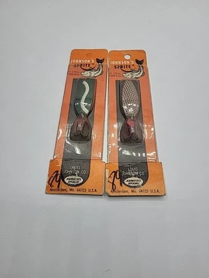 Señuelos Johnson's Sprite 1/4 OZ nuevos en paquete Foto 1 de 4