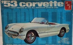 1953 Corvette AMT Plastic Model Kit RARE! New in Open Box 1/25 Scale COMPLETE - Picture 1 of 7