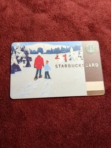 Winter Snowman Family Snowday 2007 Starbucks Gift Card - No value - PIN intact - Picture 1 of 2