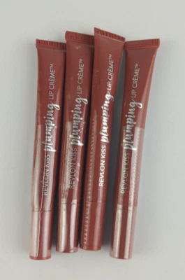 4 PACK REVLON KISS PLUMPING LIP CREME 515 ALMOND SUEDE - Image 1 of 4