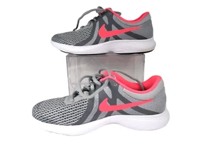 Nike Revolution 4 Girl's Size 5Y Gray Athletic Running Shoes Sneakers 943306-003 - Picture 1 of 7