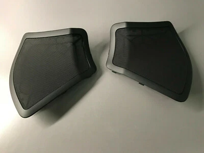 NEW GENUINE BMW F07 GT LCI LOUDSPEAKER COVER F BLACK PAIR 7344093 & 7344094 - Image 1 of 4
