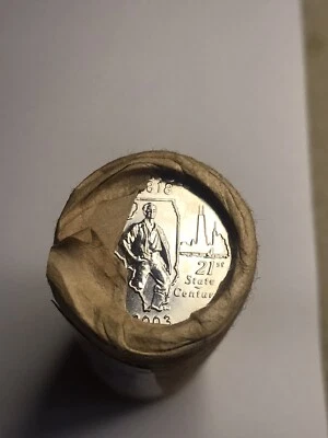 2003 D - ILLINOIS* WASHINGTON STATE QUARTERS * GEM BU CONDITION * ONE ROLL - Image 1 of 2