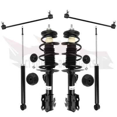 Fits Toyota Yaris 2007-2012 Front Rear Completer Shock Struts Sway Bar Kit 6pcs - Image 1 of 4