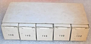 Sleeve of 5 1V2 Sylvania NOS Vacuum Tubes, untested - will combine shipping - Picture 1 of 2