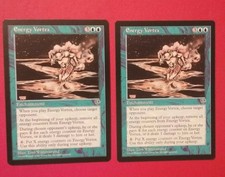 2x ENERGY VORTEX ✨Mirage NM RARE Reserve List 1996 MTG