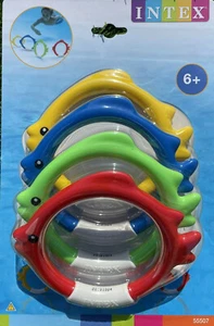 INTEX BUNTE TAUCHERRINGE IN UNTERWASSERFISCHFORM 55507 - Bild 1 von 5