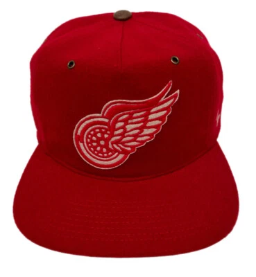 Zephyr NHL Detroit Red Wings RARE “Leader” 5 Panel Flat Bill Strap back Hat NWT - Image 1 of 4