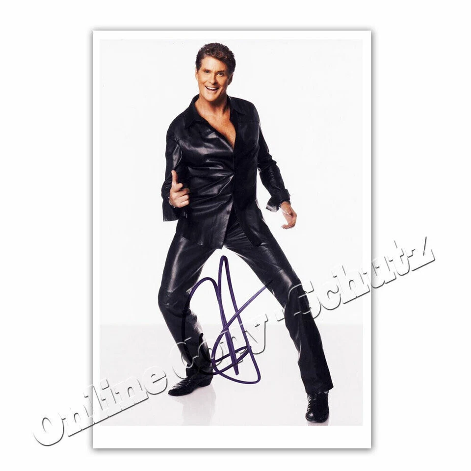 David Hasselhoff aus Baywatch & Knight Rider | Autogrammfoto   - Bild 1 von 1