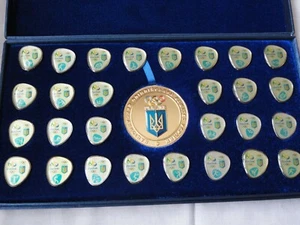 Olimpiadi 2016 Rio Ucraina NOC Set 28 spille distintivo - Foto 1 di 6