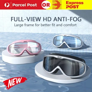 Swimming Goggles Waterproof Anti-Fog Adjustable Swim Glasses UV Shield For Adult - Picture 1 of 21