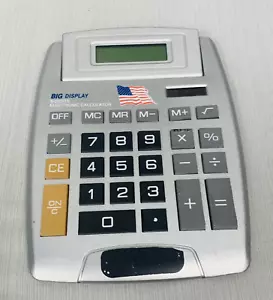 Calculator Big Display 8-digits Electronic flip top, pre owned - Picture 1 of 6