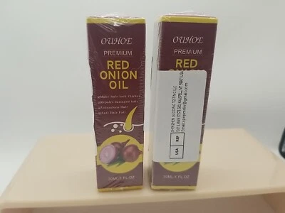 Lot Of 2 Red Onion Hair Growth Oil Spray Prevent Hair Loss & Nourish Roots 1 Oz  - Image 1 of 3