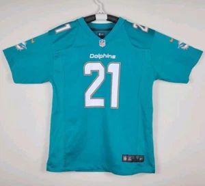 Brent Grimes #21 Miami Dolphins NFL Nike On Field Heim Trikot Jugend Größe L 14/16 - Bild 1 von 18