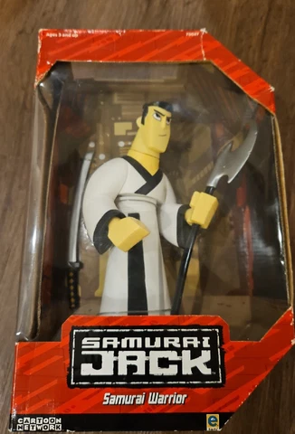 Cartoon Network Samurai Jack 10” Samurai Warrior WHITE Figure NEW Cover