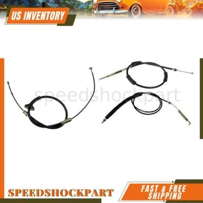 Front Rear Set Parking Brake Cable fits 2000 2001 2002 2003 2004 GMC Yukon 3x - Image 1 of 4