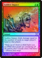 Sudden Impact FOIL 10th Edition MINT Red Uncommon MAGIC GATHERING CARD ABUGames
