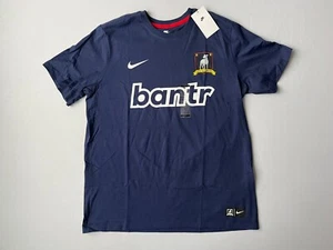 Ted Lasso Nike AFC Richmond Shirt NWT Mens Size Large Navy Blue Bantr New - Picture 1 of 7