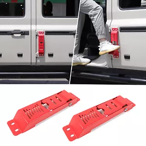 2PCS Fold-Up Door Hinge Side Step Foot Rest Pedal For Ineos Grenadier 2022-2025 - Picture 1 of 15