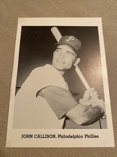 JOHNNY CALLISON PHILADELPHIA PHILLIES 1961 JAY PUBLISHING 5x7 PHOTO PICTURE CARD