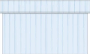 Tischläufer Streifen in Blau-Weiß aus Linclass® Airlaid 40 cm x 4,80 m, 1 Stück - Bild 1 von 2