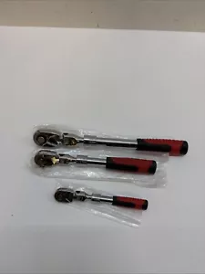 Socket ratchet wrench automatic two-way telescopic wrench Set Of 3 - Picture 1 of 4