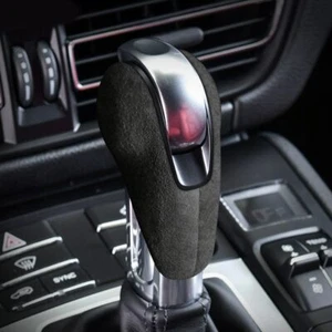 Pegatina de cubierta de borde de perno de cambio de engranaje de gamuza para Porsche Macan 95B Panamera 970 - Imagen 1 de 10