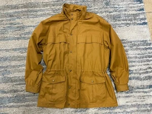 Cappotto Uomo Eddie Bauer Marrone Montagna Parka Chore Field Foderato Lana Taglia XL - Foto 1 di 7