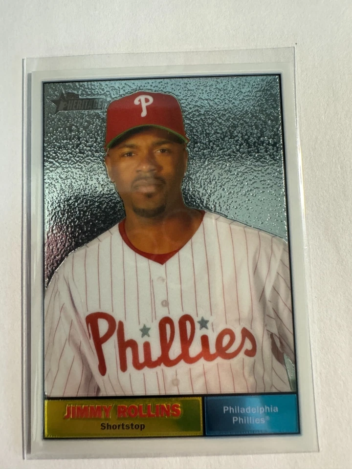K203,458 - 2010 Topps Heritage Chrome #C30 Jimmy Rollins #/1961 - Image 1 of 1