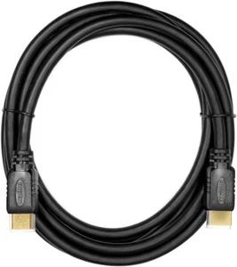 Rocstor Y10C108-B1 HDMI Alta Velocidad con Cable Ethernet 10 ft Negro al por menor - Imagen 1 de 3