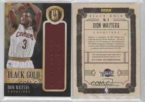 2013-14 Panini Gold Standard Black Gold Threads /49 Dion Waiters #3