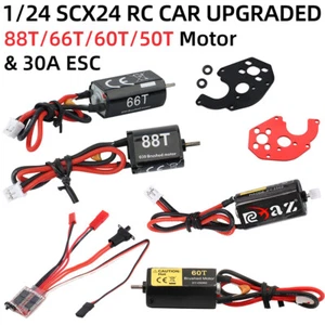 SCX24 Motor Upgrades Kit For 1/24 RC Crawler Axial Scx24 Brushed Esc Motor Combo - Picture 1 of 28