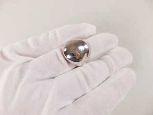 BOTTEGA VENETA Raise Sterling silver sculptural ring Size 17 IT / 8 US authentic - Picture 1 of 10