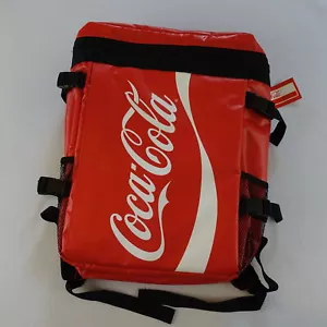 NWT Coca Cola Collectibles Backpack RED Coke Thermos Insulated Cooler Soda Bag - Picture 1 of 4