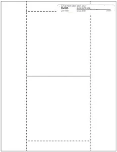 100-Pak GLOSSY FINISH Jewel Case FRONT BOOKLET 4-Panel Inserts (inkjet printers) - Afbeelding 1 van 1