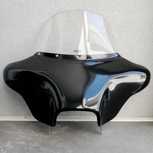 Hoppe Vanillazilla Outer Fairing Mount & 12" Clear Windshield Harley Road King - Bild 1 von 23