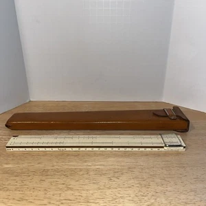 Vintage Slide Rule Keuffel & Esser K&E Mannheim N4041 w/ Orig Case New York USA - Picture 1 of 17