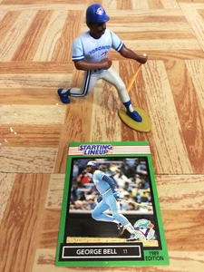 1989 Starting Lineup George Bell Toronto Blue Jays SLU Figure Card Baseball MLB - Picture 1 of 3