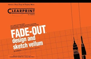 Clearprint Vellum Pad with 8x8 Fade-Out Grid, 11x17 Inches, 16 LB, 60 GSM - Picture 1 of 1