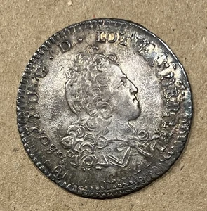 1711 LEOPOLD I DUKE OF LORRAINE AND BAR 1/2 TESTON JERUSALEM CROSS RRR VARIETY - Picture 1 of 16