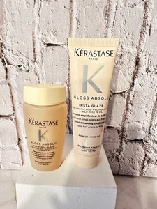 Kerastase Gloss Absolu Shampoo & Conditioner ~ Reiseset Duo je 1 flüssige Unzen/30 ml - Bild 1 von 2